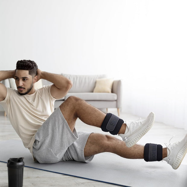 Sportneer Ankle Weights 0.5/1/2/3/5 LBS 1 Pair Wrist Leg Arm Weights for Women Men Kids Child with Adjustable Straps, Strength Weighted for Jogging Running Walking Fitness Gym Workout