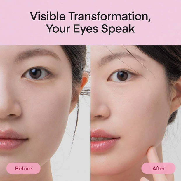 Peptide Collagen Under Eye Patches: Hydrogel Mask for Puffy Eyes, Dark Circles, Wrinkles, Fine Lines & Undereye Bags - Korean Skin Care Deep Hydrating & Firming Eye Treatment Gel Pads, 30 Pairs