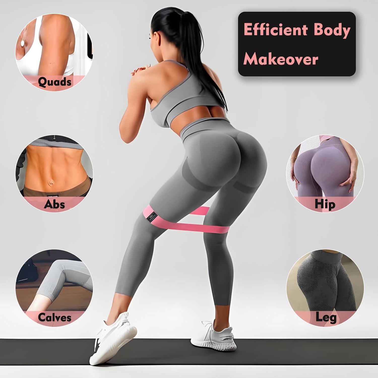 Pilates Ring and Ball Set, Adjustable Ankle Wrist Weights, Resistance Bands, Pilates Equipment for Home Workout Kit to Tone, Sculpt and Strengthen, Fitness Magic Circle Rings for Yoga Women
