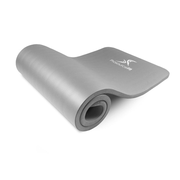 ProsourceFit Extra Thick Yoga and Pilates Mat ½” (13mm), 71-inch Long High Density Exercise Mat with Comfort Foam and Carrying Strap