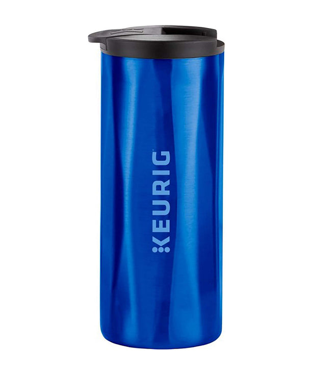 Keurig Stainless Steel Insulated Coffee Travel Mug, Fits Under Any Keurig K-Cup Pod Coffee Maker, 12 Oz, Stainless Steel