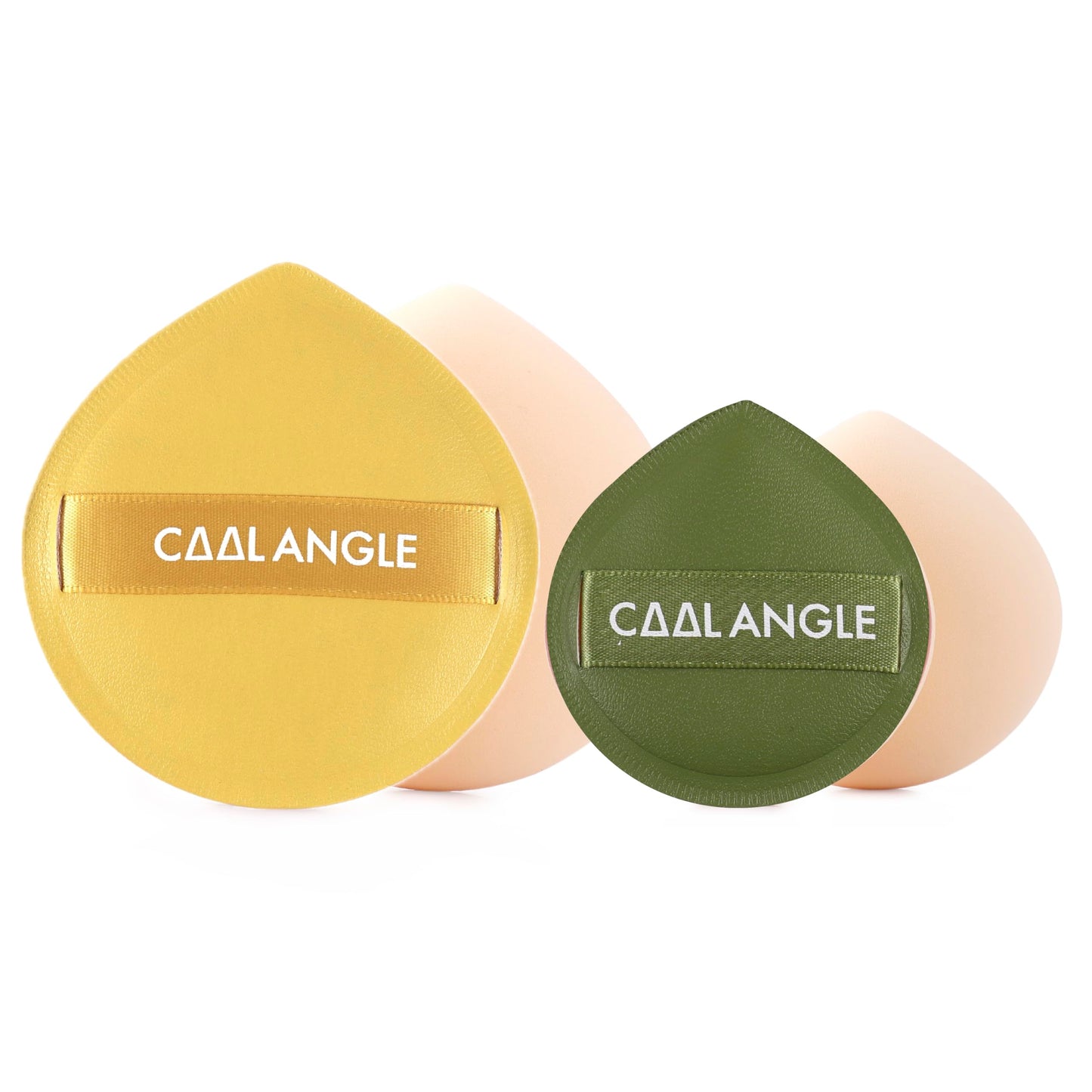 5Pcs Makeup Sponge For Foundation Concealer And Powder, Latex Free Blender Sponge For Natural And Easy Makeup Soft Long-lasting And Beginner-friendly, Green, Medium