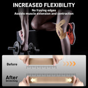 PreCut Kinesiology Tape for Knees, 12 PCS Waterproof KTQUICK Knee Tape for Knee Pain Relief Pre Cut, Original Cotton Athletic Knee Tape, Waterproof & Hypoallergenic Latex-Free for Sports (Black)