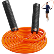 Jump Rope, Weighted Jump Rope for Men Women, Adjustable 1lb Heavy Skipping Ropes, Suitable for Boxing, Cardio, Home Fitness, Training Muscle, Home Gym Workout Equipment for Full Body Exercise
