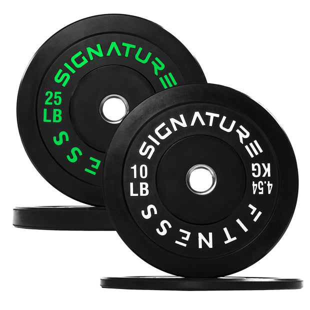 Olympic Bumper Plates Set, 2" Weight Plates for Strength Training & Weightlifting