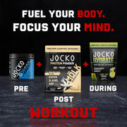 Jocko Fuel Protein Bundle (2 Pack) - Chocolate Peanut Butter (2lb) + Vanilla (2lb) - Supports Muscle Recovery & Growth
