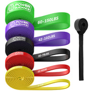 POWER GUIDANCE Resistance Bands, Set of 5 Pull Up Bands, Pull Up Assistance Bands, Exercise Bands, Resistance Bands Set for Legs, Working Out, Muscle Training, Physical Therapy, Shape Body