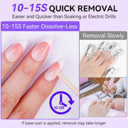 Makartt Nail Glue and Remover Kit: Super Strong Solid Gel for Press on Tips, 30ml Glues Remover for Easy Polish Removal, Nails Art Supplies for Salon and Home Use