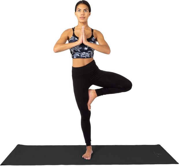 ProsourceFit Classic Yoga Mat 1/8” (3mm) Thick, Extra Long 72-Inch Lightweight Fitness Mat with Non-Slip Grip for Yoga, Pilates, Exercise