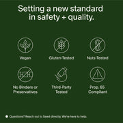 Seed 14 Day Gut Reset - Prebiotic and Probiotic for Women & Men - Digestive Health, Gut Health, Rapid Gut Recovery, Bloating & Constipation Relief - Vegan & Shelf-Stable - 28 Capsules (14-Day Supply)