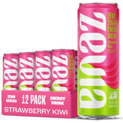 Zevia Zero Sugar Energy Drink, Fruity Fuel Variety Pack, 12 oz Cans (12-Pack) – Naturally Sweetened, Non-GMO Project Verified, Gluten-Free, Vegan