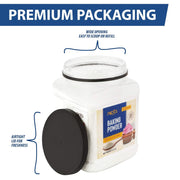 Roots Circle Baking Powder | Gluten-Free All-Purpose Leavening Agent For Cooking and Baked Goods, Desserts, Breads, & Cake | Vegan & Kosher-Safe | 2lb [35oz] Airtight Bulk Container