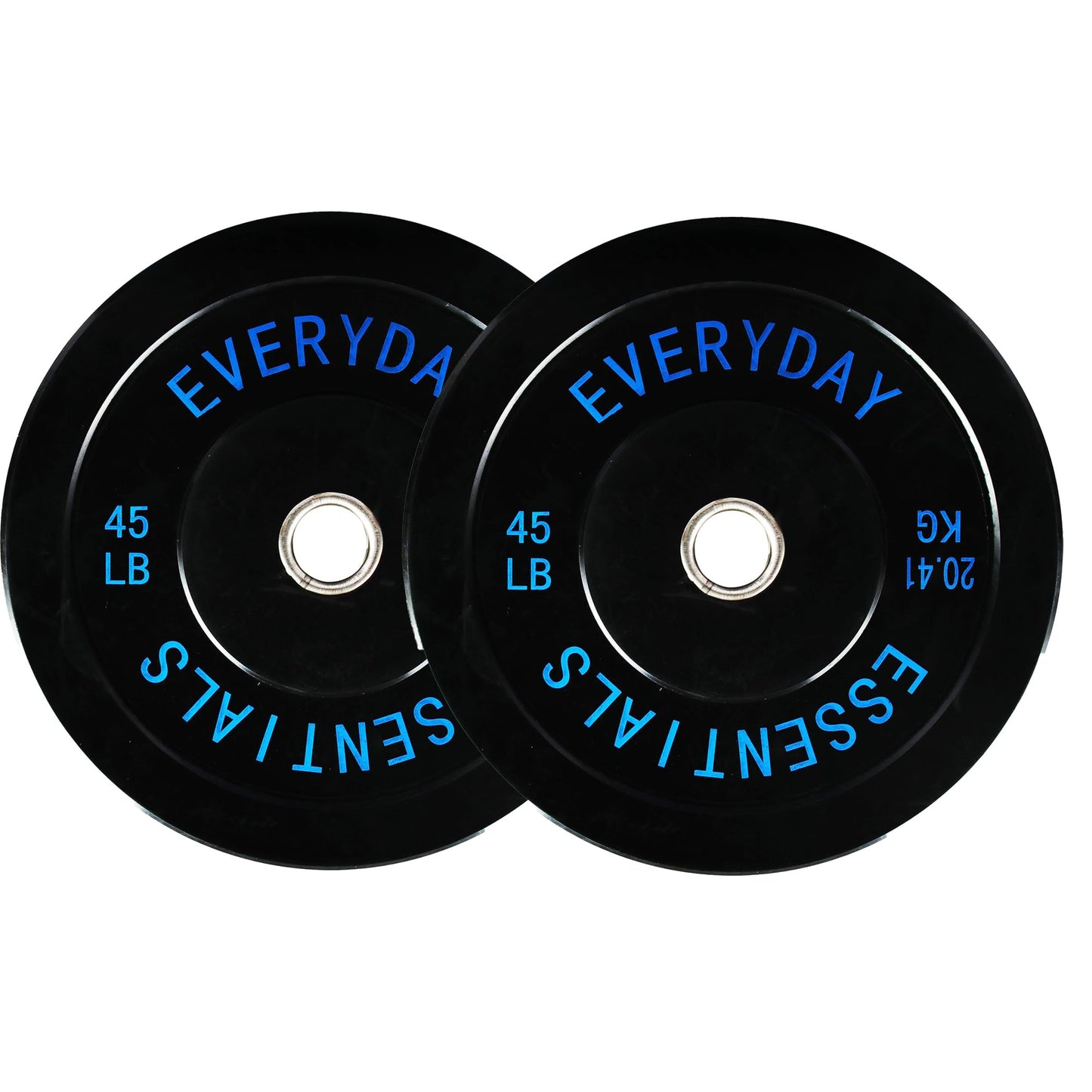 2-Inch Olympic Bumper Plates, Perfect Weight Plates for Weightlifting and Strength Training, Multiple Weights Available