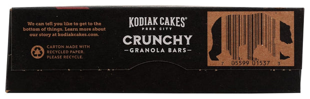 Kodiak Crunchy Granola Snack Bars, Chocolate Chip, High Protein, 100% Whole Grains, 1 box with 6 pouches (12 bars)