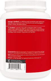 KetoLogic Keto Meal Replacement Shake Powder for Optimal Results + MCT Oil + Grass-Fed Whey - Perfectly Formulated Macros for Ketosis - 20 Servings - Chocolate