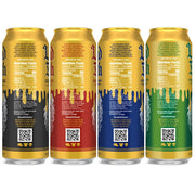 Liquid Death Iced Tea Variety 12-Pack (19.2 Oz Cans) (Grim Leafer, rest in Peach, Dead Billionaire, Green Guillotine)