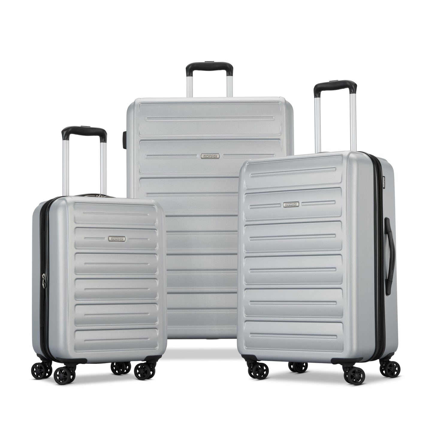Westridge Hardshell Luggage Set - 3 Piece Set - 20" Carry-On, 24” & 28” Checked Luggage Set with 360° Spinner Wheels - Expandable Suitcases for Extended Travel - Durable ABS Shell - Black