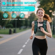 Weighted Vest for Woman Men, 6lb/8lb/12lb/16lb/20lb/30lb Weight Vest with Reflective Stripe, Weight Vests Adjustable for Walking, Weight Loss, Training, Running