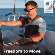 Shoulder Brace - Support & Injury Prevention Brace- Joint Pain Releaser- Shoulder Compression Wrap Strap - Adjustable Injury Accessories for Shoulders - Premium Quality Strap by FIGHTECH (Pink, L-XL)