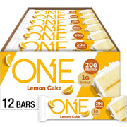 ONE Protein Bars, Chocolate Chip Cookie Dough, Gluten Free with 20g Protein and 1g Sugar, Pantry Staples, 2.12 oz (12 Count)