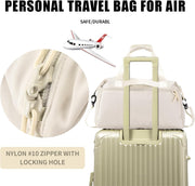 Weekender Duffel Bag with Shoe Compartment And Wet Pocket-Luggage Everyday Overnight Bag for Men and Women Travel-Carry On Gym Bag