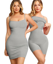 Popilush Summer Dresses for Women 2025 - Club Dress Cocktail Shapewear Mini Dress Spaghetti Straps Dinner Date Night Bodycon