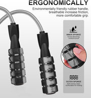 Jump Rope for Women Men, Fitness Jumprope for Women Workout, Adjustable Adult Exercise Skipping Rope