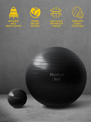 Yoga Ball for Exercise, Pilates Set, 4 Sizes Fitness Ball for Workout, Birthing, Pregnancy, Physical Therapy- Pump Included