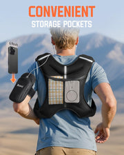 Renoj Weighted Vest for Women Men:10lb/12lb/16lb Weight Training Vest for Workout, Running, Walking, Exercise, Fitness, Weight Loss, Weight Lifting - With Reflective Strips and Storage Pocket