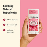 JUKEBOX Natural Deodorant for Women 3 Pack Sampler Gift Pack–Lavender Fields Forever, Rose Hips Don't Lie, Vanilla on Vinyl