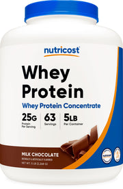 Nutricost Whey Protein Concentrate (Unflavored) 2LBS - Gluten Free & Non-GMO