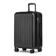 KYME Suitcase Hardshell With Double Spinner Wheels, PC+ABS TSA Lock Travel Luggage (Pink, 2Pcs Set(20"/24"))