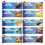 Pure Protein Bars Variety Pack | 10 flavors | High Protein, Nutritious Snacks to Support Energy, Low Sugar, Gluten free. (Bundled for you by Mix it up)