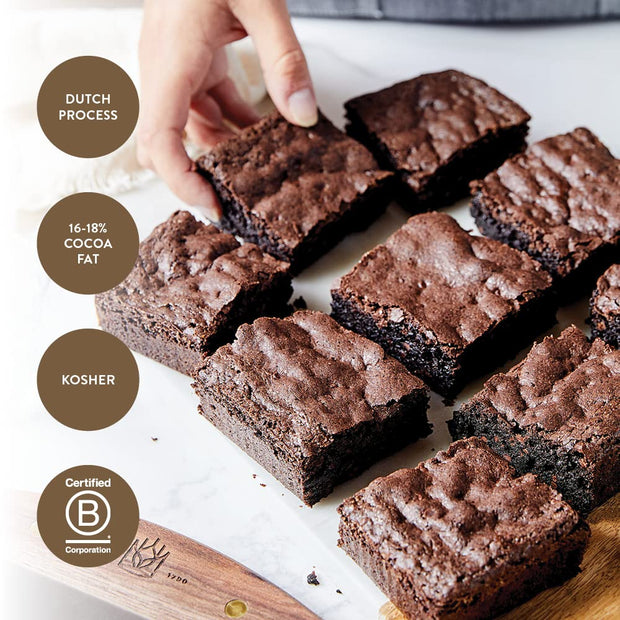 King Arthur Double Dark Cocoa Powder Blend, Perfect for Baking, 14oz