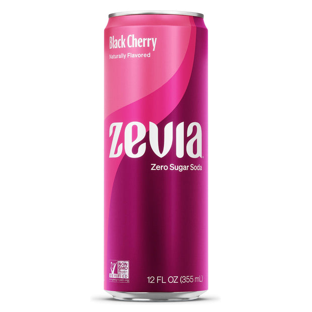 Zevia Zero Sugar Soda, Cola, 12 Ounce Cans (Pack of 12)