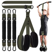 LEEKEY Resistance Bands, Exercise Bands with Handles,Pull Up Assist Bands - Band Set with Door Anchor - Bands for Working Out,Band for Men and Women Fitness Training, Physical Therapy,Home Workouts