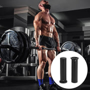 QWORK Adapter Sleeve (2 Pairs) – Convert 1" Standard to 2" Weight Plate Posts – 8" Length, 600lbs Capacity, Removable End Caps, Hex Bolt Locking, Includes Allen Keys