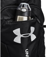 Under Armour Unisex-Adult Undeniable Sackpack , Black (001)/Metallic Silver , One Size Fits Most