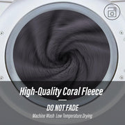 MOONQUEEN Ultra Soft Towel Set-Quick Drying-2 Bath Towels 2 Hand Towels 2 Washcloths - Microfiber Coral Velvet Highly Absorbent Towel for Bath Fitness, Bathroom, Sports, Yoga, Travel(Dark Grey, 6 Pcs)