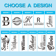 Personalized Tumbler with Engraved Name - Personalized Fathers Day Cup Gifts - Custom Stainless Steel 20 Oz Coffee Tumbler with Lid - Custom Birthday Gifts for Dad Husband