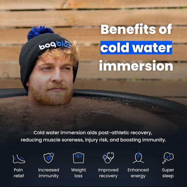 The Cold Pod Insulated Cold Plunge Tub Bundle - 85Gal Ice Bath Round Tubs with Energy Saving Multi-Layer Cover - Chiller Compatible&Silver Reflective