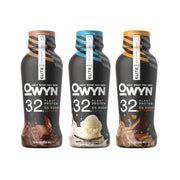 OWYN Only What You Need Pro Elite Vegan High Protein Keto Shake, 32g Protein, 9 Amino Acids, Omega-3, Prebiotics, Workout and Recovery, 0g Net Carbs, Zero Sugar (Variety, 12 Fl Oz (Pack of 12))
