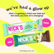 Nick’s Mint Chocolate Protein Bars – 12-Count Box | High Protein, Low Calories, Low Carbs, Keto Friendly, No Added Sugar