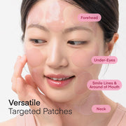 Peptide Collagen Under Eye Patches: Hydrogel Mask for Puffy Eyes, Dark Circles, Wrinkles, Fine Lines & Undereye Bags - Korean Skin Care Deep Hydrating & Firming Eye Treatment Gel Pads, 30 Pairs