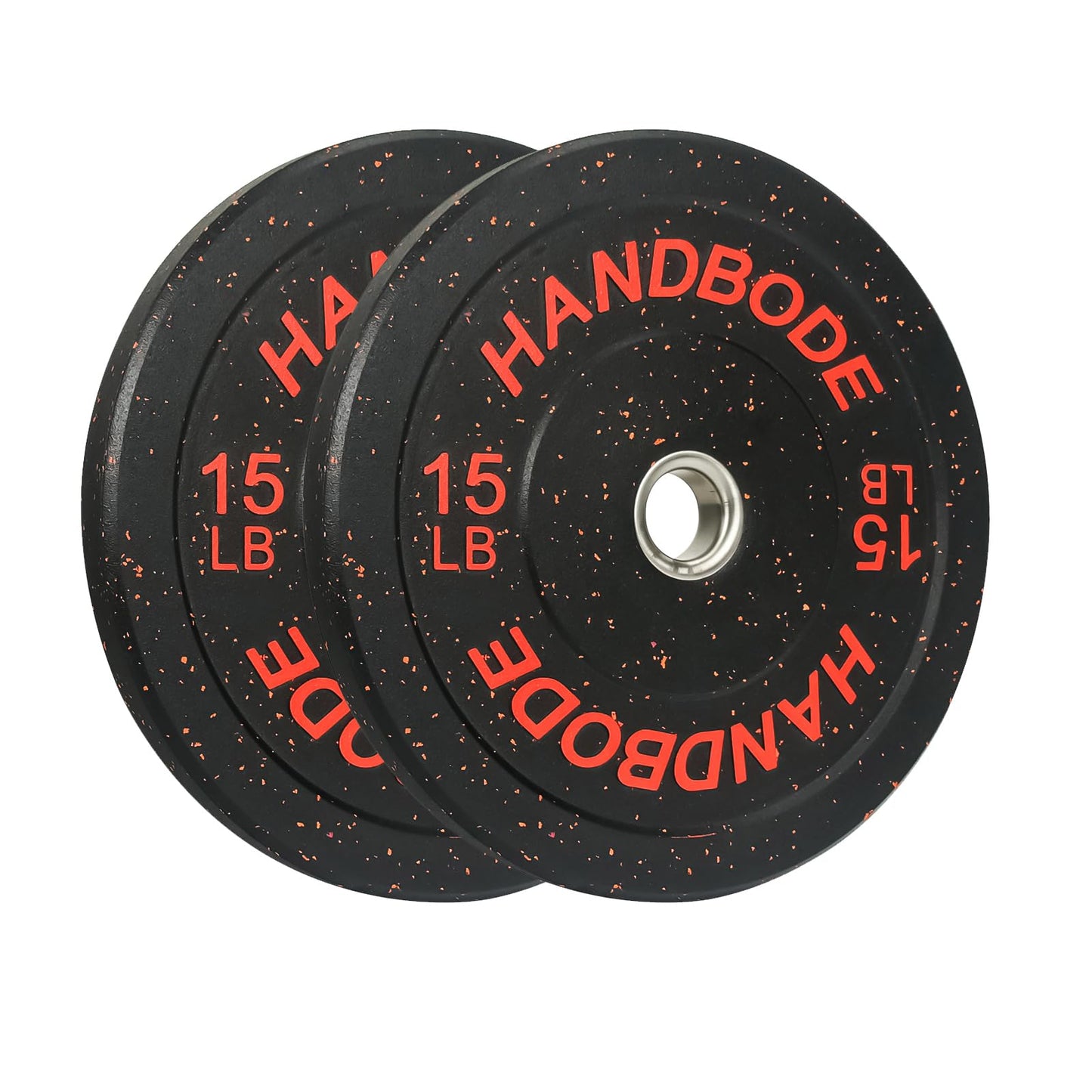 2-Inch Bumper Plates High Bounce, Olympic Weight Plate Set 45/100/160/190/260/300lb, Barbell Weight Plates Set for Home Gym, Colored Weights Rubber Strength Training Plate for Weight Lifting