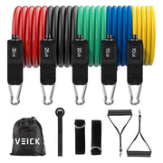 VEICK Resistance Bands, Exercise Bands, Workout Bands, Resistance Bands for Working Out with Handles for Men and Women, Exercising Bands for Fitness Weights Work Out at Home