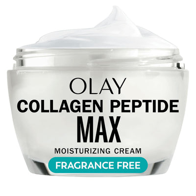 Olay Collagen Peptide Face Moisturizer, Firming Cream for Women, Fragrance-Free, Non-Greasy - Hydrating, Anti-Aging, Anti-Wrinkle, Smoothing of Fine Lines, Tightening Skin Care - Niacinamide, 1.7 Oz