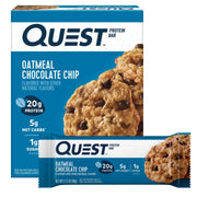 Quest Nutrition White Chocolate Raspberry Protein Bars, 20g Protein, 1g Sugar, 5g Net Carb, High Fiber, Gluten Free, Keto Friendly, 4 Count