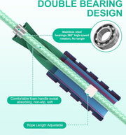 Jump Rope for Women Men, Fitness Jumprope for Women Workout, Adjustable Adult Exercise Skipping Rope