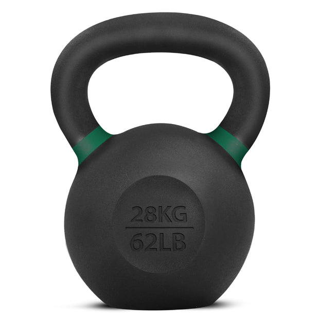 Yes4All Powder Coated Cast Iron Kettlebell Strength Training Kettlebells Weight Set for Full Body Workout, Home Gym